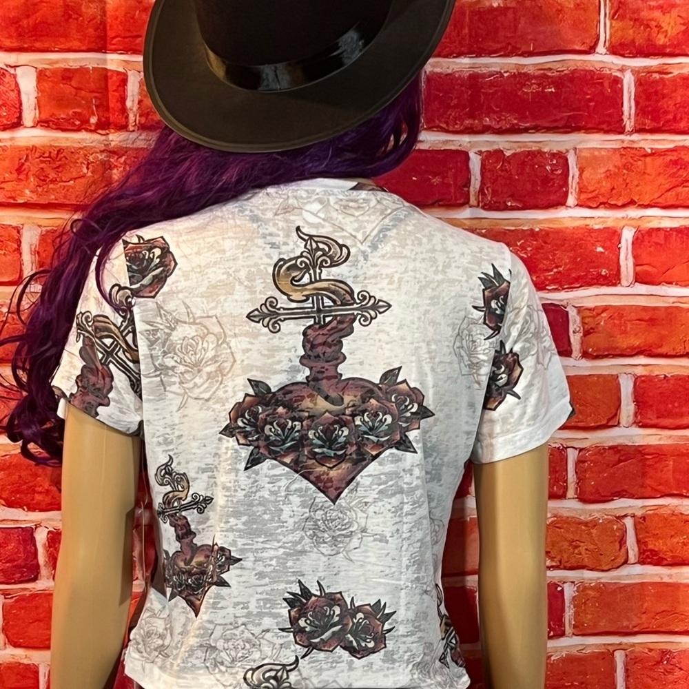 Affliction Women’s T-Shirt - Picture 3 of 13